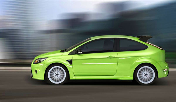 Focus RS rear three-quarter